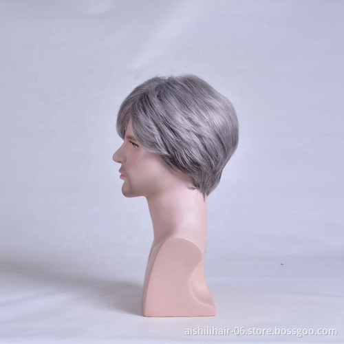 Anime Cosplay short hair wig black butler grey man cheap Bob fashion party synthetic wig